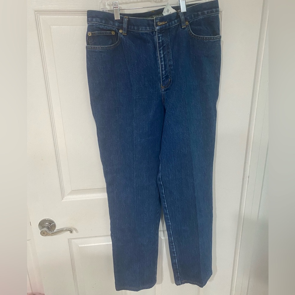 Lauren Ralph Lauren Classic Fit Blue Straight Jeans Size 12